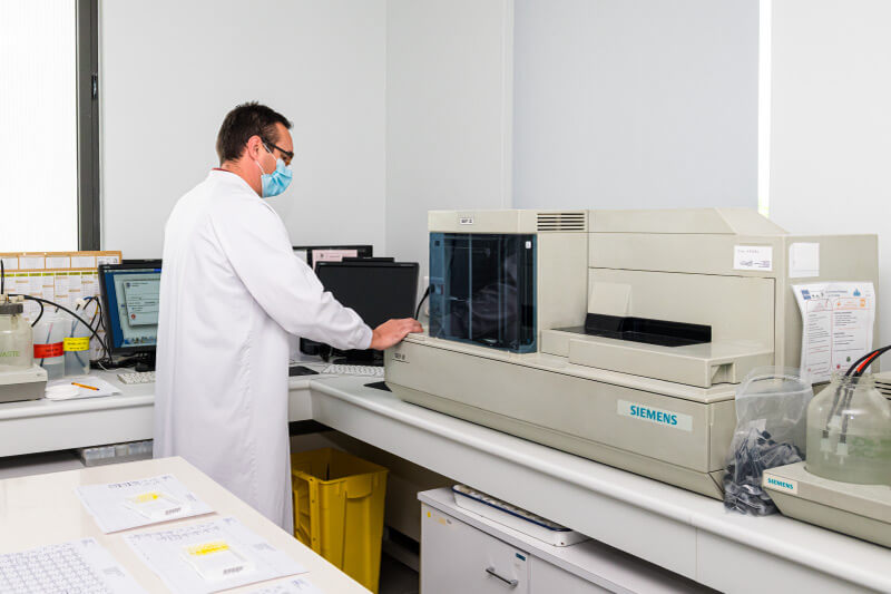 Laboratoire analyse PCR